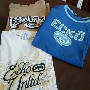 3 mens ecko t shirts